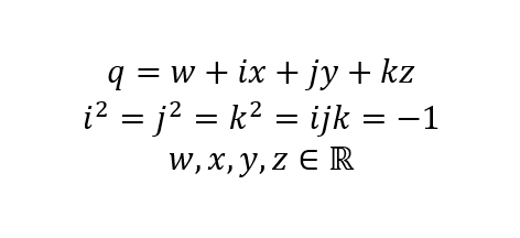Definition of quaternions